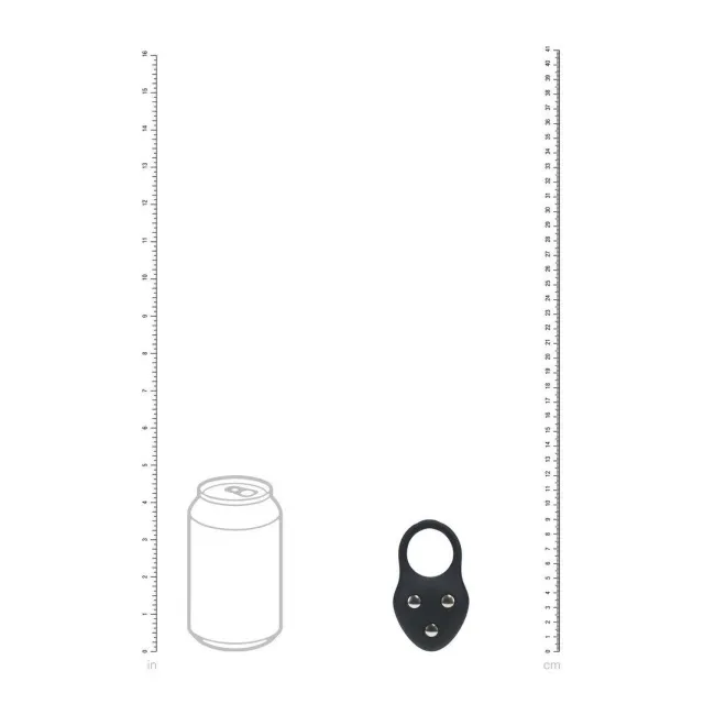 Эрекционное кольцо Levelz Training Cockring L, 8.9 см (черный)