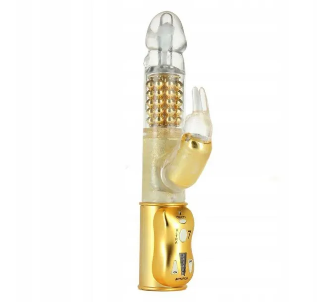 Вібратор кролик Dorcel Orgasmic Rabbit, 25 см (золотий)