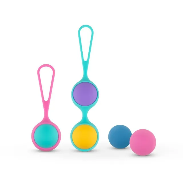 Набір вагінальних кульок PMV20 Vita Kegel Ball Set, 7 шт (мульти)