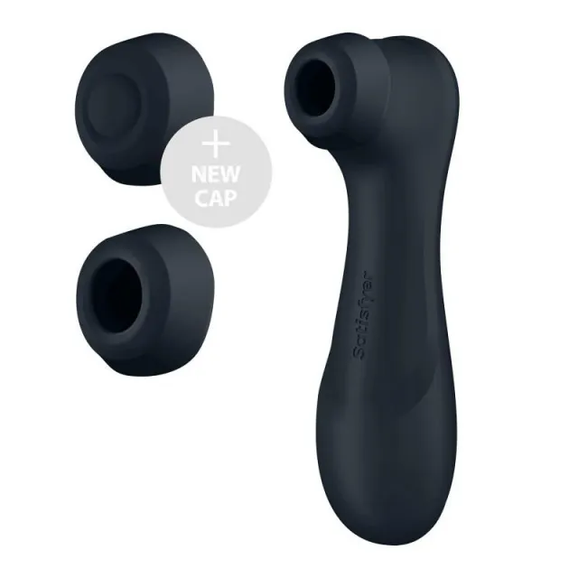 Вакуумний стимулятор клітора з вібрацією Satisfyer Pro 2 Generation 3 with Liquid Air (чорний)