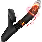 B - Series Fox Thrusting and Heating - Wibrator, Czarny, 24 cm