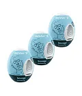 Satisfyer Masturbator Egg Savage Set - Zestaw masturbatorów, Biały, 6, 9 cm