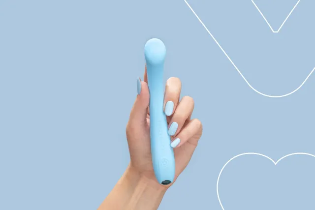 Вибратор FairyGasm MerryWand, 17,5 см (голубой)