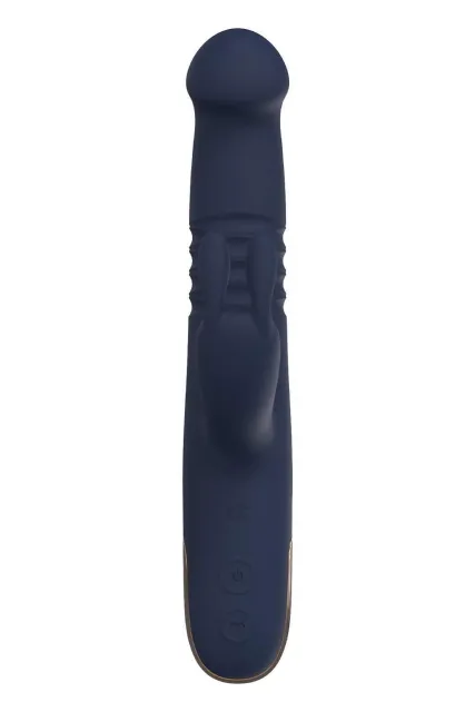 Вибратор-кролик Dreamtoys Goddess Fhaedra, 22.4 см (синий)