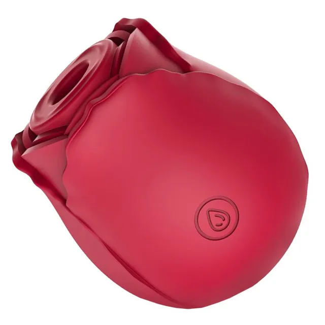 Вакуумний стимулятор клітора Unihorn Red Rose, 6,2 см (червоний)