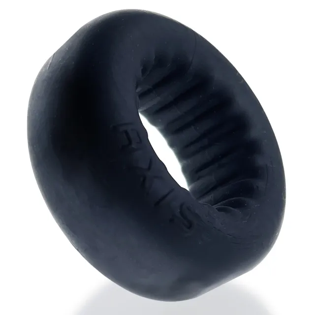 Эрекционное кольцо Oxballs Axis Rib Griphold, 5 см (черный)
