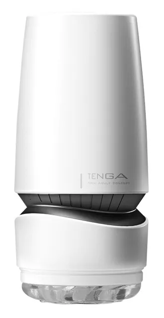 Tenga Aero Silver Ring - Masturbator, Biały, 17 cm