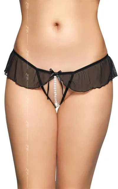 Трусики-стринги SoftLine G-String 2501, S/M (черный)