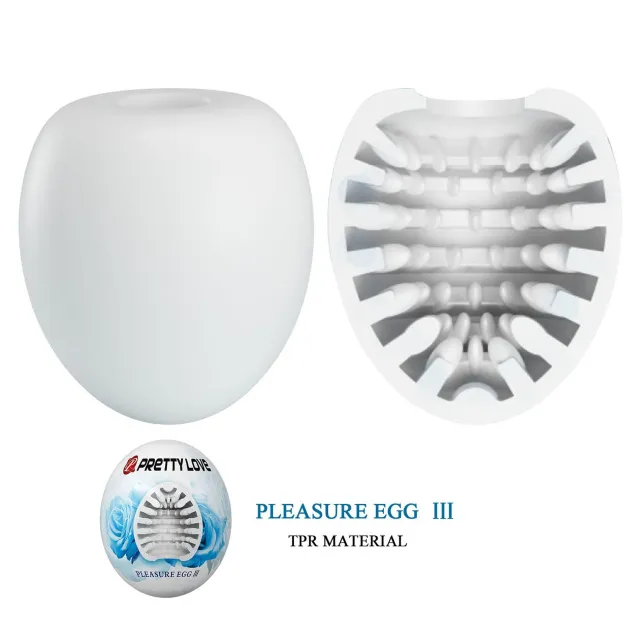 Мастурбатор яйце Pretty Love Pleasure Egg III (білий)