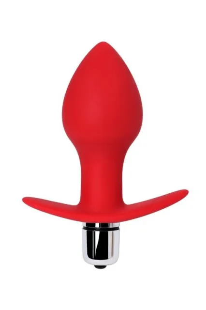 Анальная пробка ToDo Anal Vibro Plug Glam, 9.7 см (красный)
