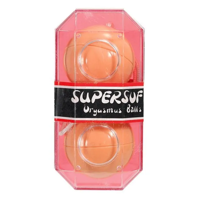 Seven Creations SuperSoft Orgasmus Balls - Kulki gejszy, W kolorze cielistym