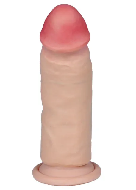 B - Series Real Kratos 6" - Dildo, W kolorze cielistym, 18 cm