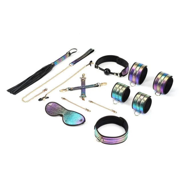 BDSM набор Liebe Seele Vivid Niji 8 Pieces Set, 8 предметов (радужный)