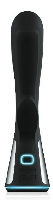 Kiiroo Fuse - Wibrator królik, Czarny, 18 cm