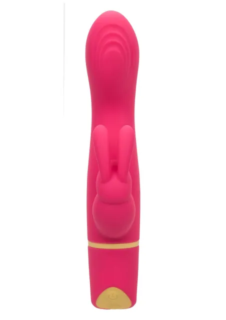 Вибратор кролик CalExtoics Love Bunny, 19 см (розовый)