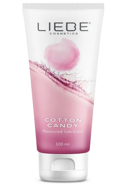 Liebe Pleasure Toys Cotton Candy - Lubrykant na bazie wody, Wata cukrowa, 100 ml
