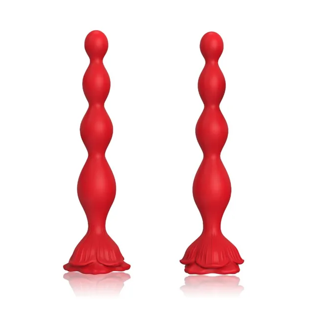 Анальная пробка Rosestick Red, 19.5 см (красный)