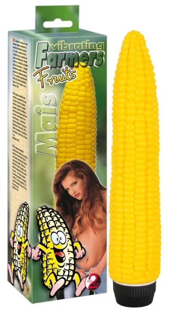 You2Toys Vibrating Farmers Fruits Mais - Wibrator, Żółty, 24 cm