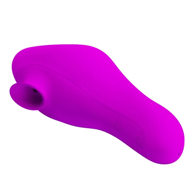 Вакуумный стимулятор клитора с вибрацией Pretty Love Magic Fish (фиолетовый)