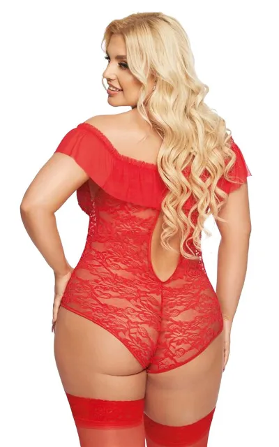 Боді SoftLine Kamila, 3XL (червоний)