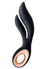 Pleasures Premium Caress - Wibrator, Czarny, 23 cm