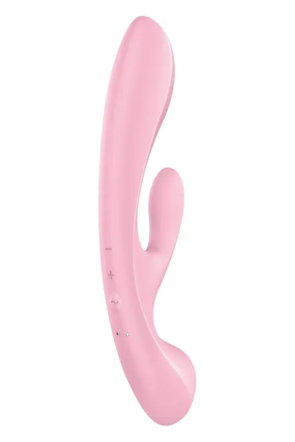 Вибратор-кролик Satisfyer Triple Oh, 24 см (розовый)