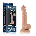Lovetoy Real Extreme - Dildo, W kolorze cielistym, 19 cm