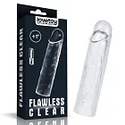 Lovetoy Add 1 Flawless - Nakładka na penisa, Przezroczysty, 15, 5 cm