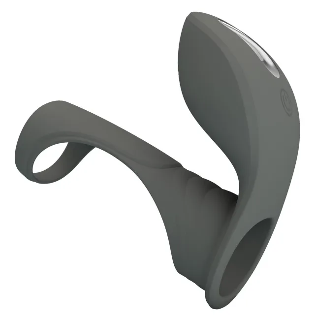 Насадка на пенис Pretty Love Master Ring, 9 см (серый)