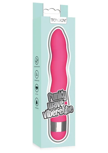TOYJOY Funky Wave Viberette - Wibrator, Różowy, 18 cm