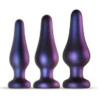 Набор анальных пробок Hueman Comets Butt Plug Set, 3 шт (фиолетовый)