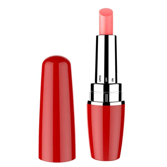 LATETOBED Viblips Red Stimulator - Mini-wibrator, Różowy, 9.5 cm
