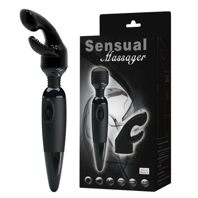 Вибратор Baile Sensual Massager, 25 см (черный)