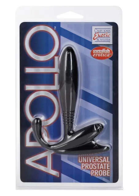 Анальна пробка Apollo Universal Prostate Probe, 9 см (чорний)