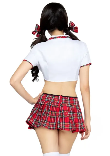 Эротический костюм Leg Avenue Miss Prep School, S/M (мульти)