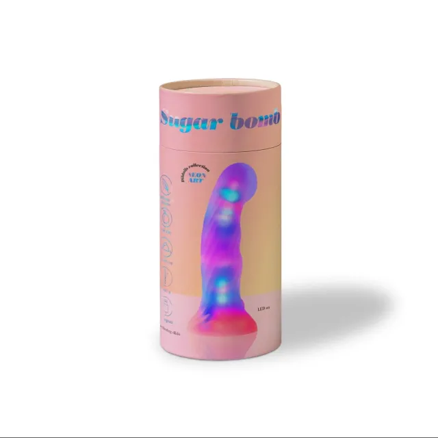 Фаллоимитатор Love to Love Neon Art Candy Loop / Sugar Bomb, 14.3 см (мульти)