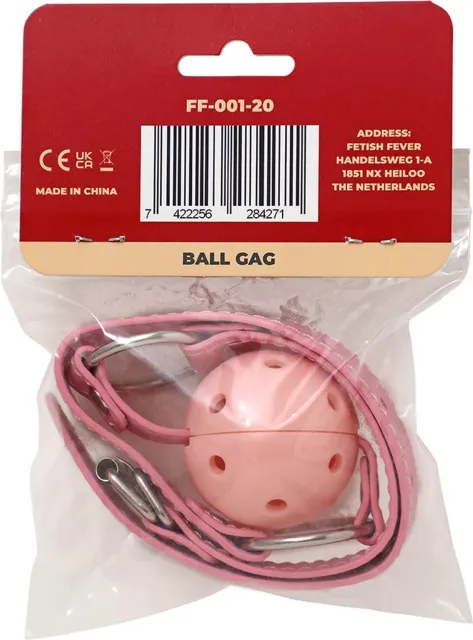 Кляп Fetish Fever Ball Gag, 4 см (рожевий)