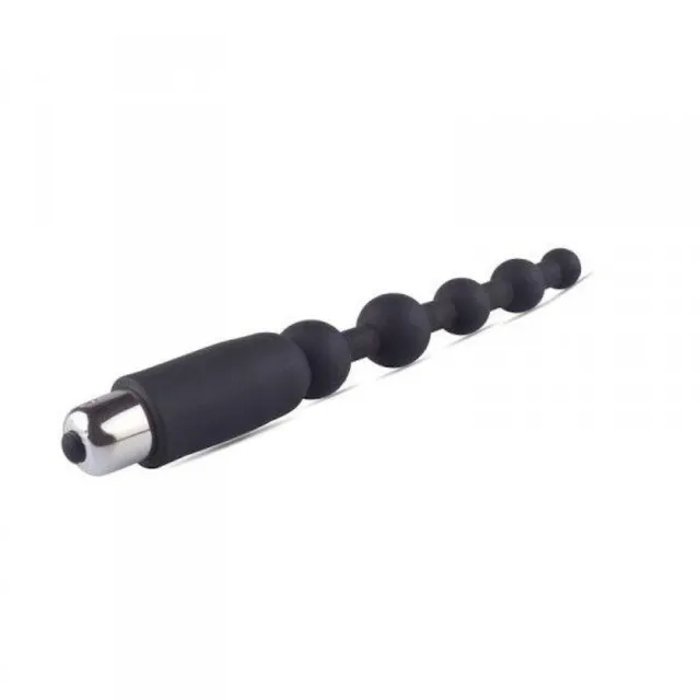 Анальный вибратор Toyz4lovers Anale Pearls, 19.5 см (черный)