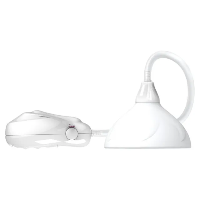 Помпа для груди Pretty Love Breast Vibrating Massager, 7 см (белый)
