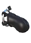 Пояс вірності чоловічий Fantasy C-Ring Hardcore Cock Blocker, 9,5 см (чорний)