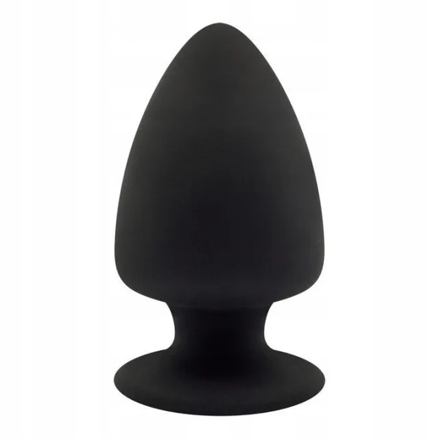 Анальная пробка SilexD Model 1 size L,  9,5 см (чёрный)