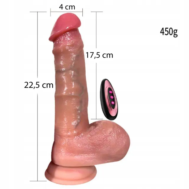 B - Series Lyla Ultra Thrust - Wibrator, W kolorze cielistym, 22.5 cm
