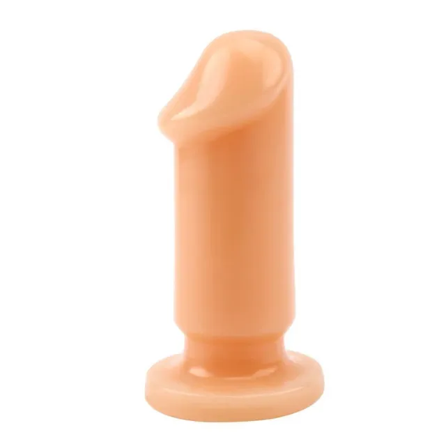 Анальная пробка Prof.Jason C Small Slim Dildo, 9 см (телесный)
