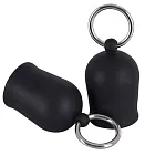 Помпи для сосків Orion Black Velvets, 4 см (чорний)