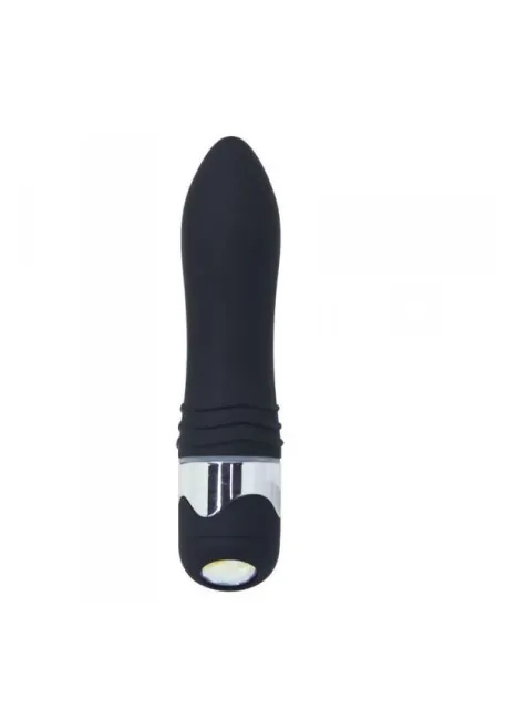 Вибратор Toyz4lovers Exquisite Slim Vibe with Big Diamond, 16 см (черный)
