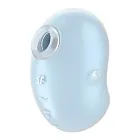 Satisfyer Cutie Ghost - Bezdotykowy stymulator łechtaczki z wibracjami, Niebieski, 9.1 cm