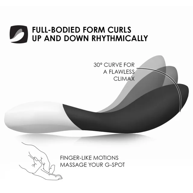 Вибратор Lelo Mona Wave, 19,5 см (черный)