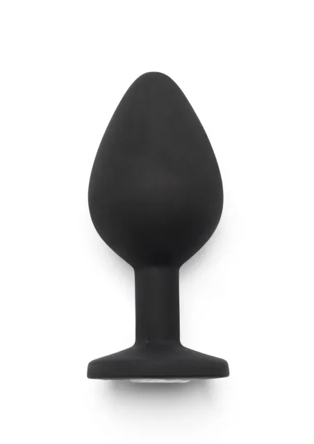 Анальна пробка ToyJoy Diamond Booty Jewel, 8 см (чорний)