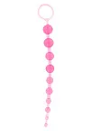 Анальний ланцюжок Thai Toy Beads, 25 см (рожевий)