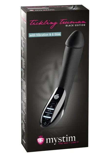 Вибратор Mystim Tickling Truma, 27 см (черный)